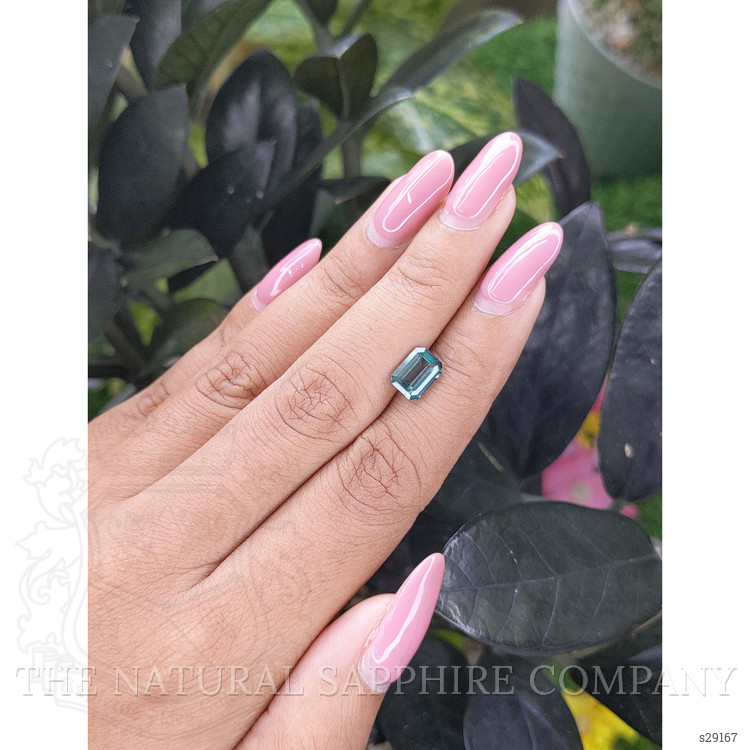 2.05 Ct. Greenish Blue Sapphire from Madagascar