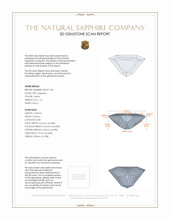 1.27 Ct. Yellow Sapphire from Ceylon (Sri Lanka) 3 D Scan Report