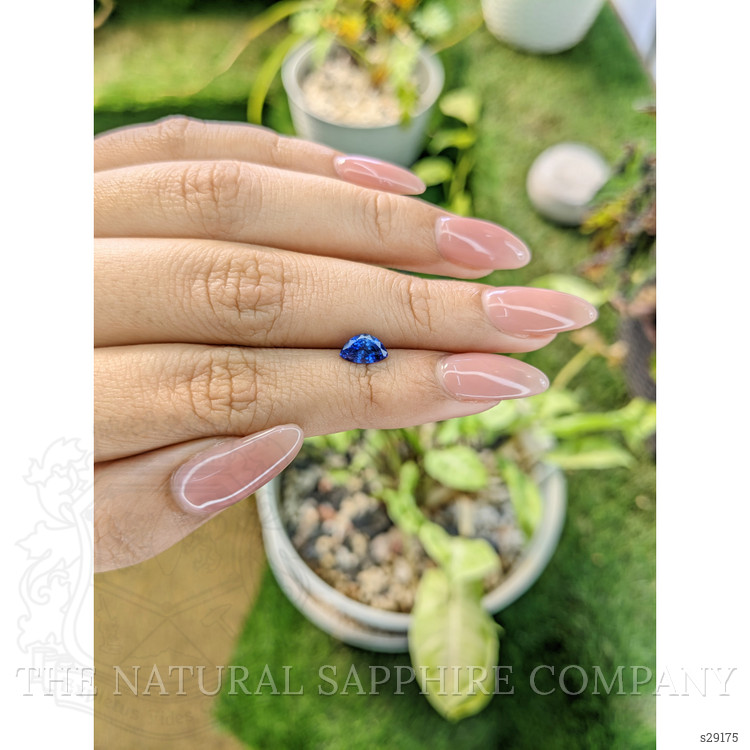 1.08 Ct. Blue Sapphire from Ceylon (Sri Lanka)