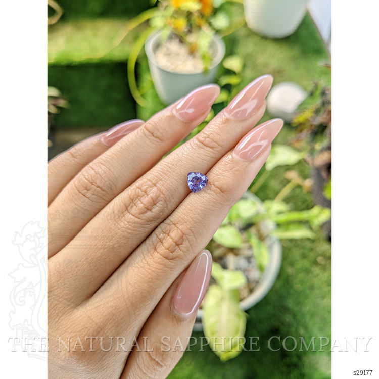 1.19 Ct. Violet Sapphire from Ceylon (Sri Lanka)
