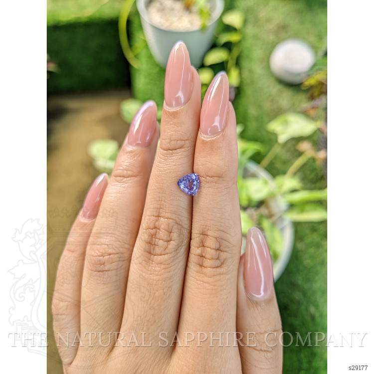 1.19 Ct. Violet Sapphire from Ceylon (Sri Lanka)