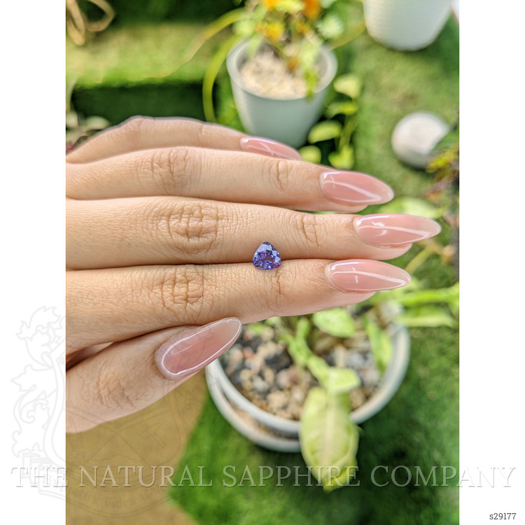 1.19 Ct. Violet Sapphire from Ceylon (Sri Lanka)