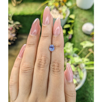 1.33 Ct. Bi Color Sapphire from Ceylon (Sri Lanka) Life Style