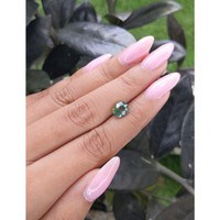 1.99 Ct. Green Sapphire from Madagascar Life Style