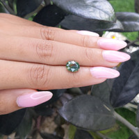 2.61 Ct. Bi Color Sapphire from Madagascar Life Style