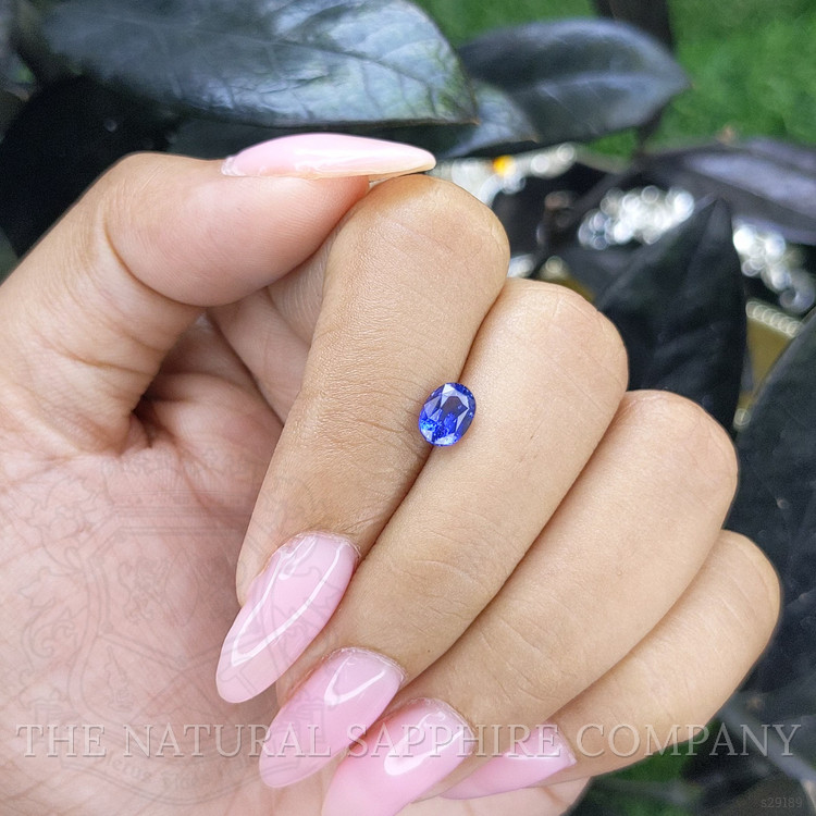 1.06 Ct. Blue Sapphire from Ceylon (Sri Lanka)