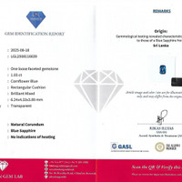 1.03 Ct. Blue Sapphire from Ceylon (Sri Lanka) Pdf
