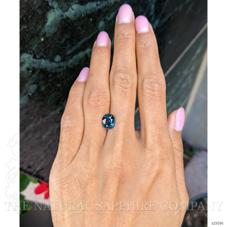 3.01 Ct. Greenish Blue Sapphire from Madagascar