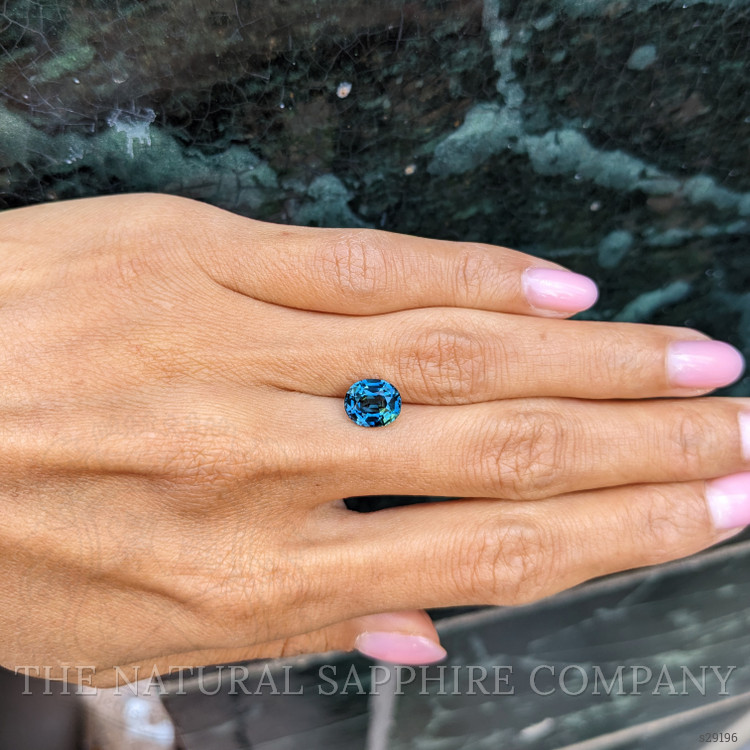 3.01 Ct. Greenish Blue Sapphire from Madagascar