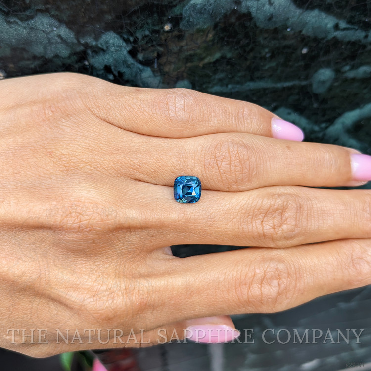 2.53 Ct. Greenish Blue Sapphire from Ceylon (Sri Lanka)