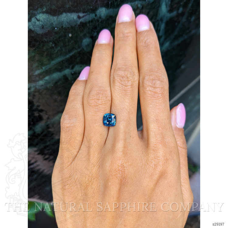2.53 Ct. Greenish Blue Sapphire from Ceylon (Sri Lanka)
