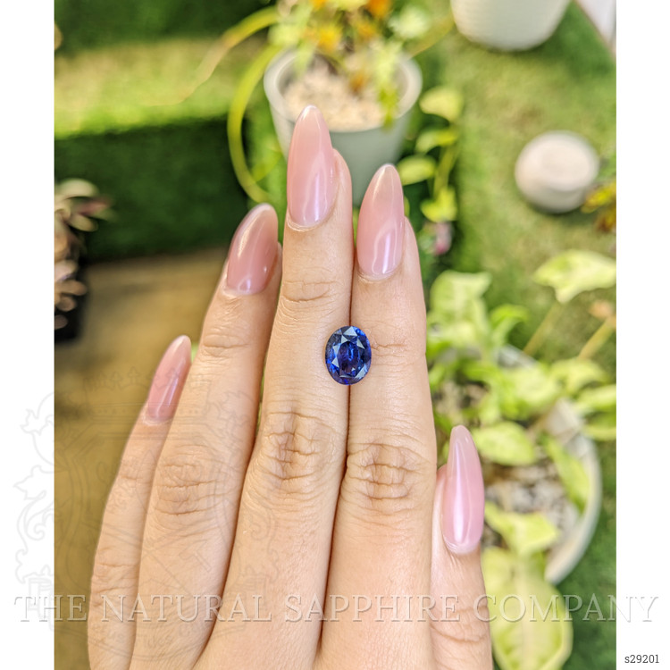 3.57 Ct. Blue Sapphire from Ceylon (Sri Lanka)