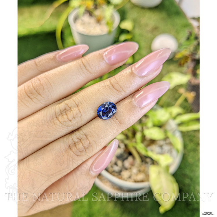 3.57 Ct. Blue Sapphire from Ceylon (Sri Lanka)