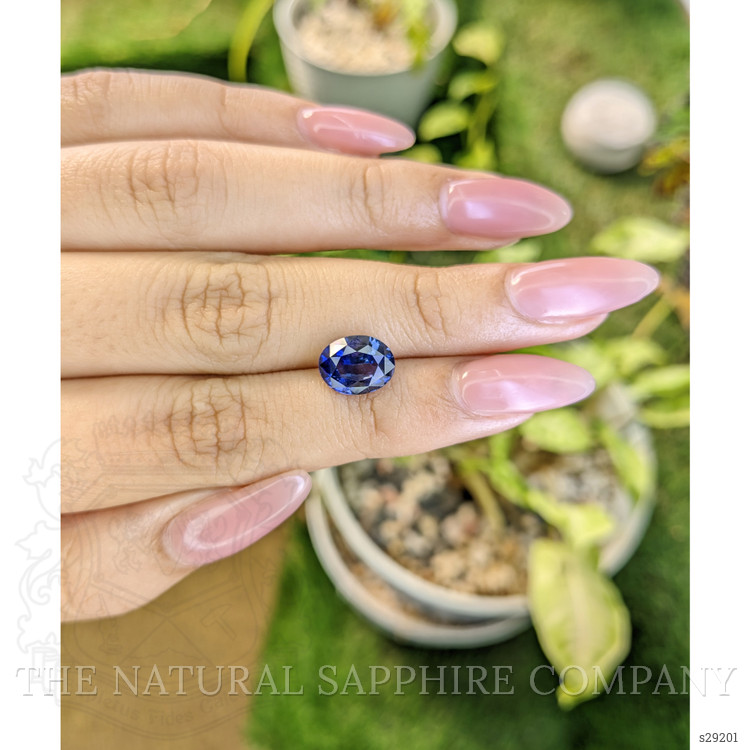 3.57 Ct. Blue Sapphire from Ceylon (Sri Lanka)