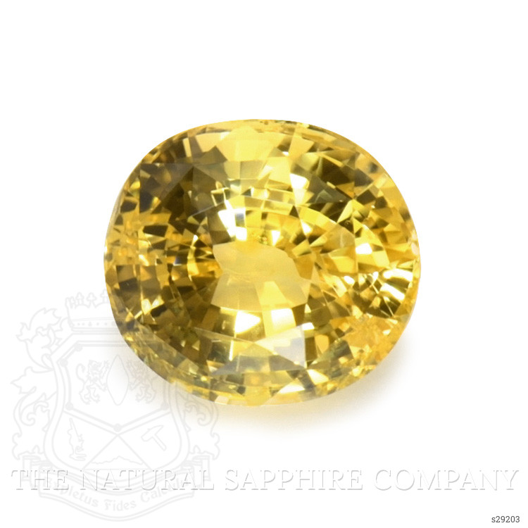 4.08 Ct. Yellow Sapphire from Ceylon (Sri Lanka)