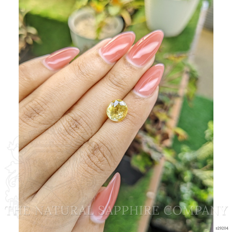 4.07 Ct. Yellow Sapphire from Ceylon (Sri Lanka)