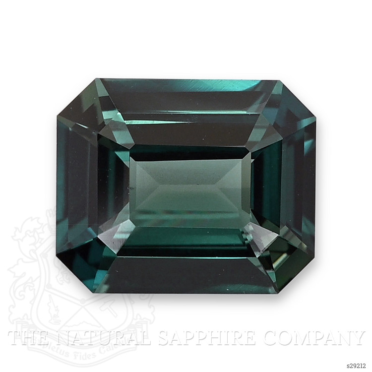 3.16 Ct. Bluish Green Sapphire from Ceylon (Sri Lanka)
