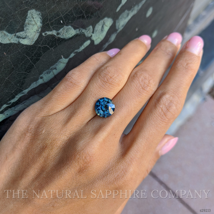 5.25 Ct. Bluish Green Sapphire from Ceylon (Sri Lanka)