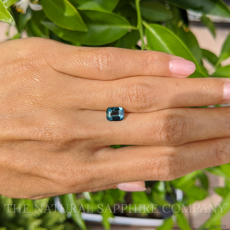 2.01 Ct. Bluish Green Sapphire from Ceylon (Sri Lanka)