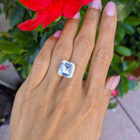 12.01 Ct. White Sapphire from Ceylon (Sri Lanka) Life Style