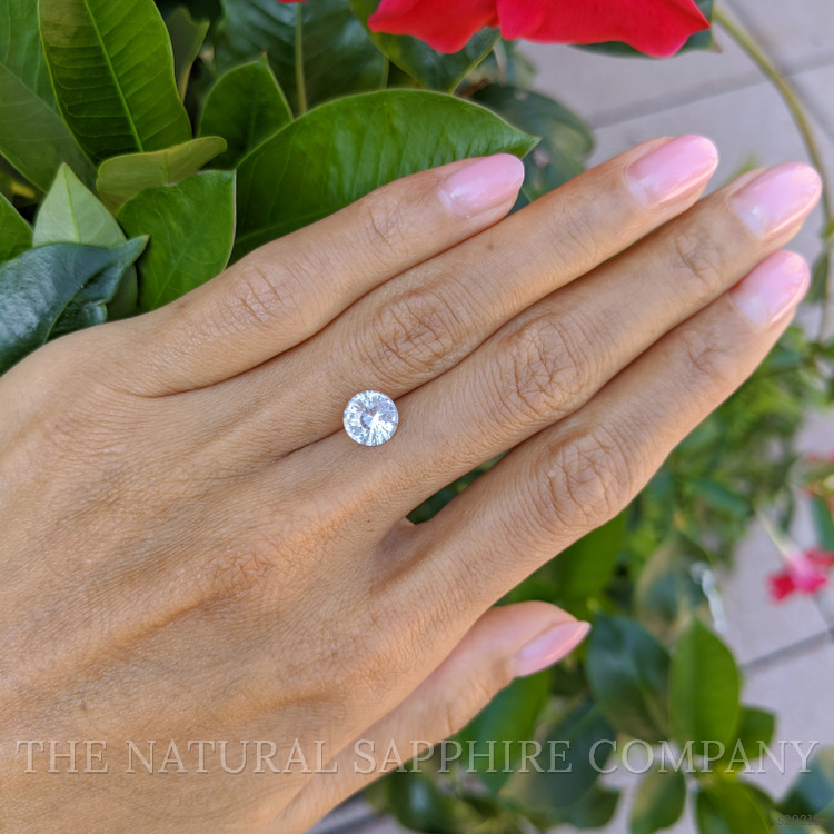 2.19 Ct. White Sapphire from Ceylon (Sri Lanka)