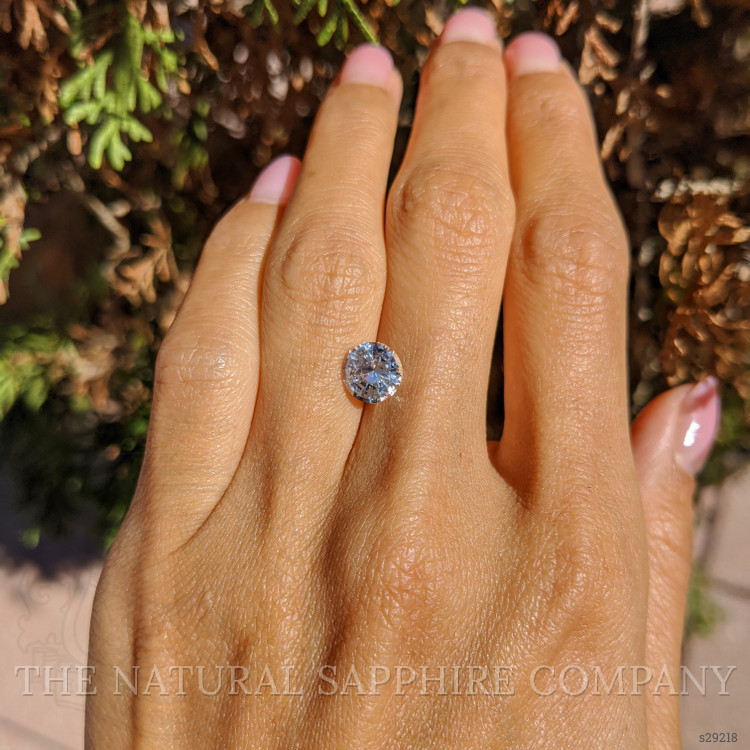 2.19 Ct. White Sapphire from Ceylon (Sri Lanka)