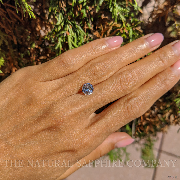 2.19 Ct. White Sapphire from Ceylon (Sri Lanka)