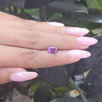 1.53 Ct. Purple Sapphire from Madagascar Life Style