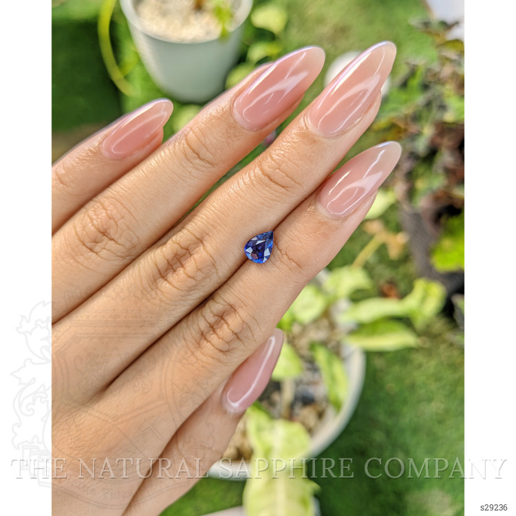 1.06 Ct. Blue Sapphire from Ceylon (Sri Lanka)