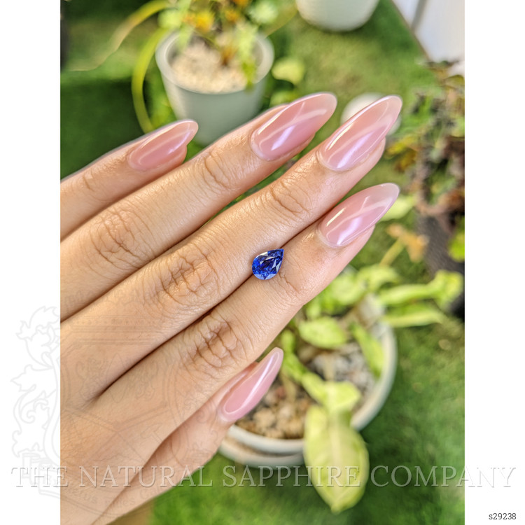 1.57 Ct. Blue Sapphire from Ceylon (Sri Lanka)