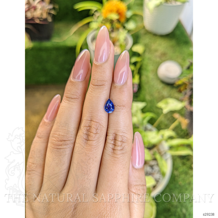 1.57 Ct. Blue Sapphire from Ceylon (Sri Lanka)