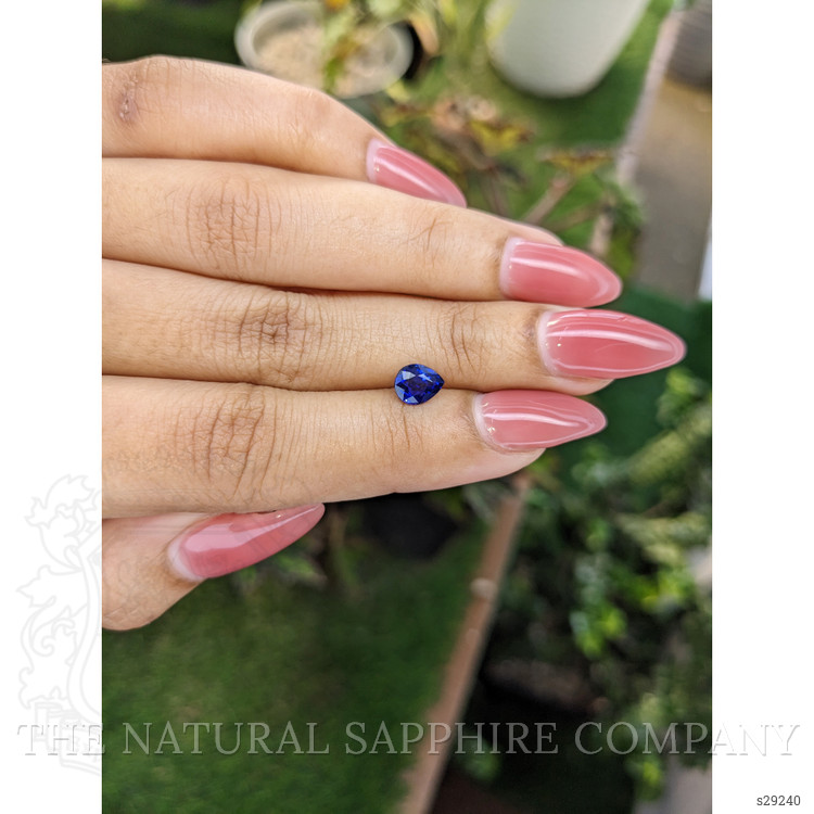 0.96 Ct. Blue Sapphire from Ceylon (Sri Lanka)
