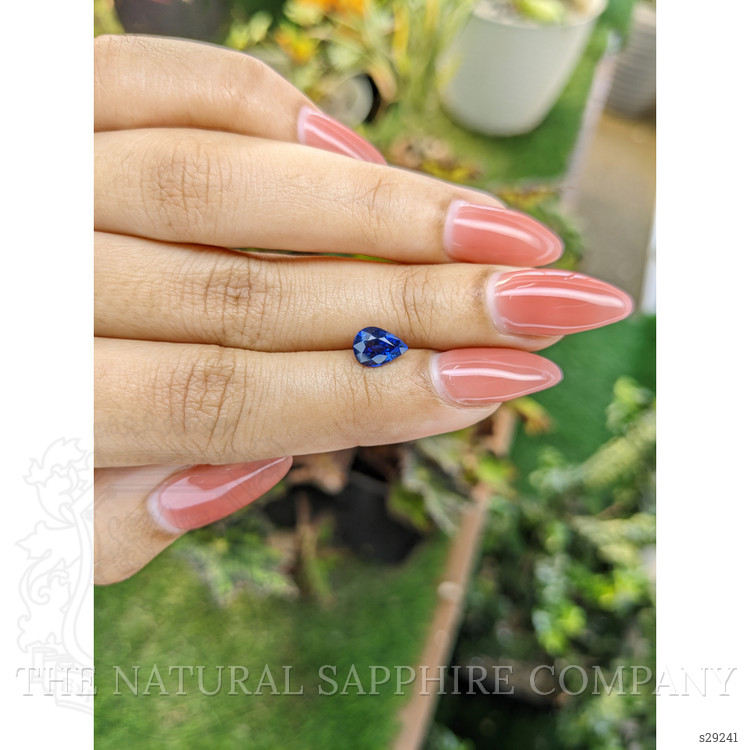 1.36 Ct. Blue Sapphire from Ceylon (Sri Lanka)