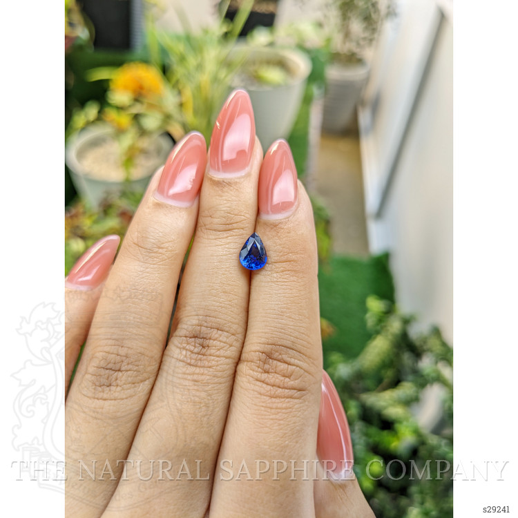 1.36 Ct. Blue Sapphire from Ceylon (Sri Lanka)