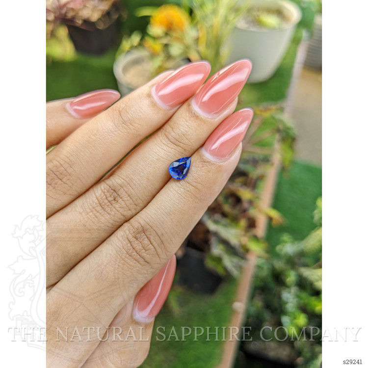 1.36 Ct. Blue Sapphire from Ceylon (Sri Lanka)