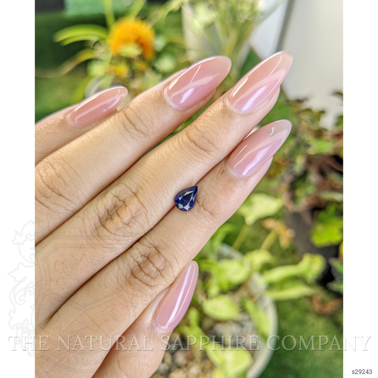 1.18 Ct. Blue Sapphire from Ceylon (Sri Lanka)
