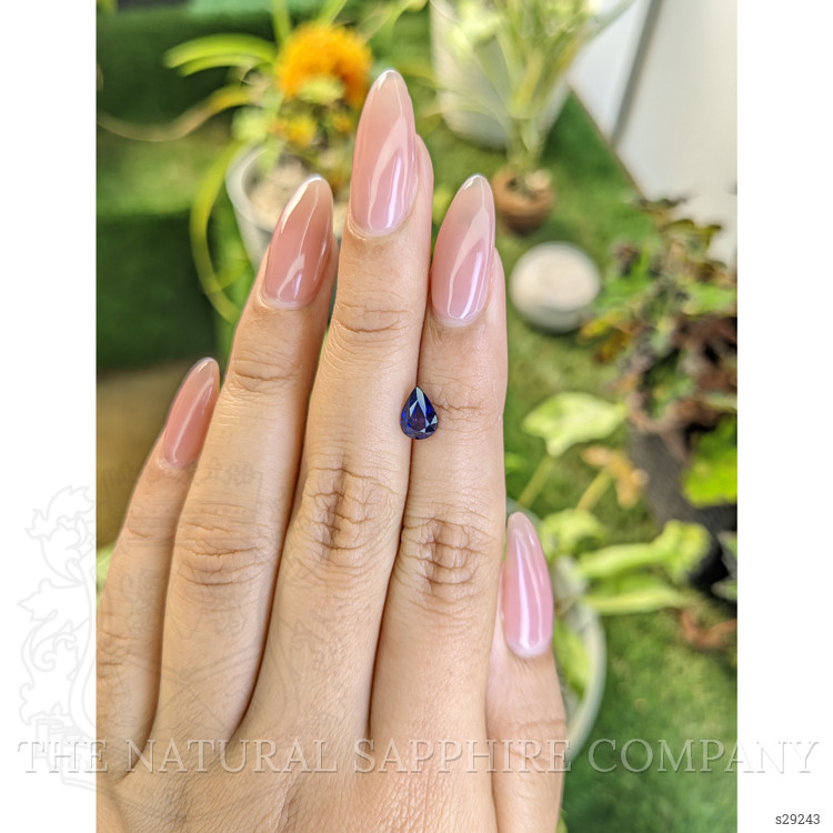 1.18 Ct. Blue Sapphire from Ceylon (Sri Lanka)