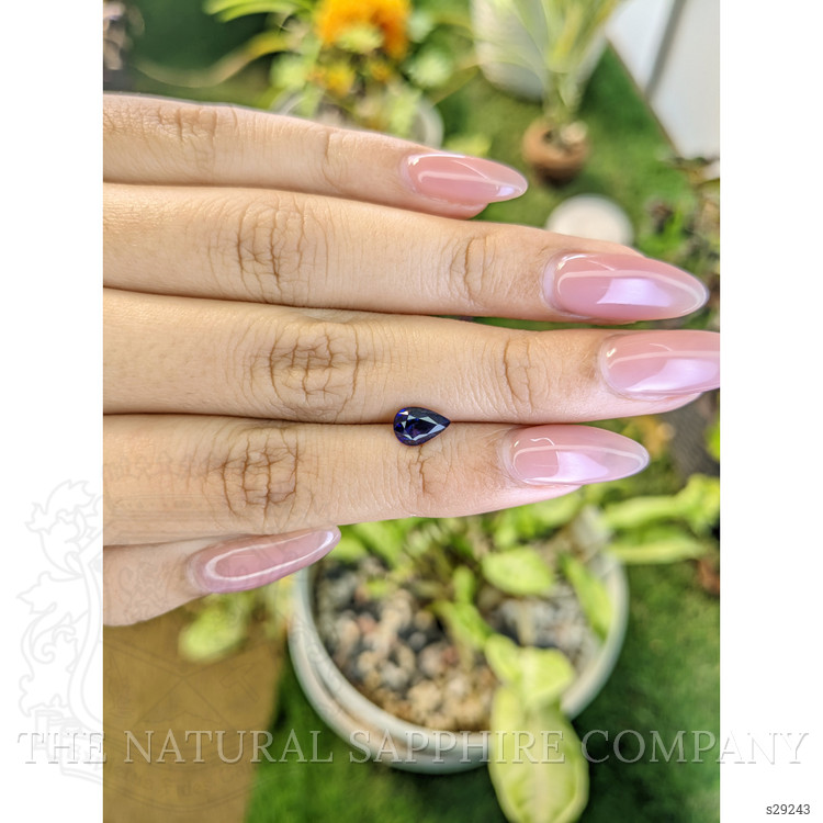 1.18 Ct. Blue Sapphire from Ceylon (Sri Lanka)