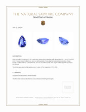 1.02 Ct. Blue Sapphire from Ceylon (Sri Lanka) Appraisal