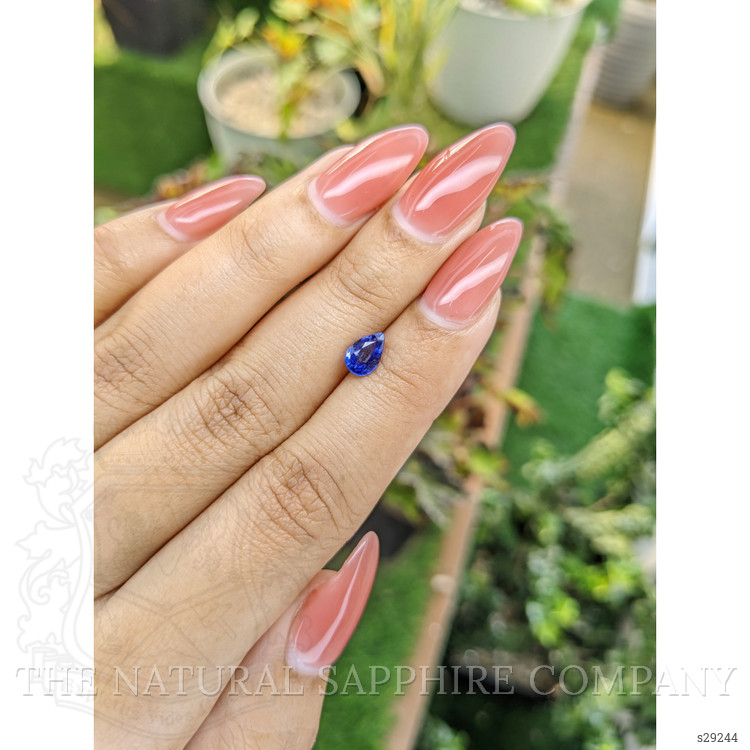1.02 Ct. Blue Sapphire from Ceylon (Sri Lanka)