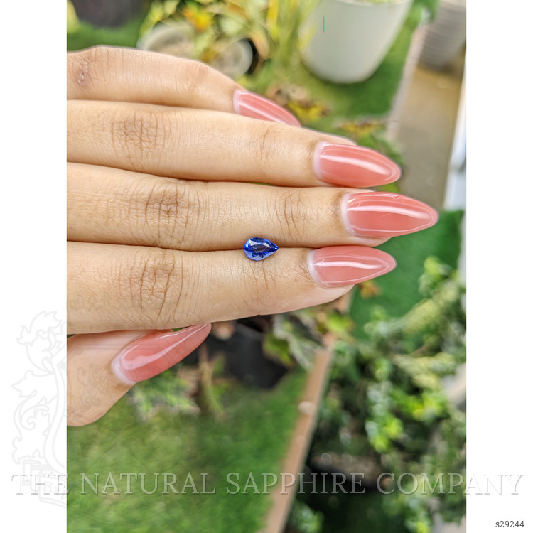 1.02 Ct. Blue Sapphire from Ceylon (Sri Lanka)
