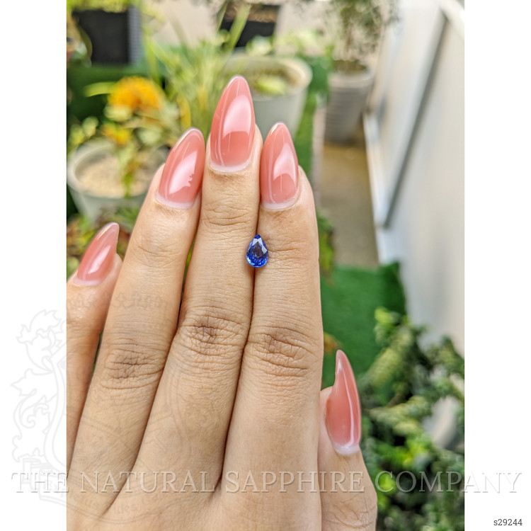 1.02 Ct. Blue Sapphire from Ceylon (Sri Lanka)