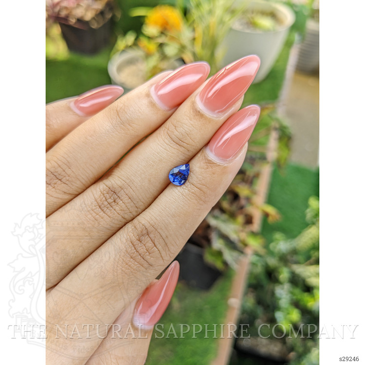 1.00 Ct. Blue Sapphire from Ceylon (Sri Lanka)