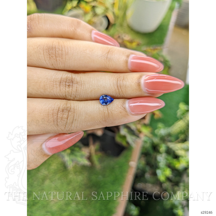 1.00 Ct. Blue Sapphire from Ceylon (Sri Lanka)