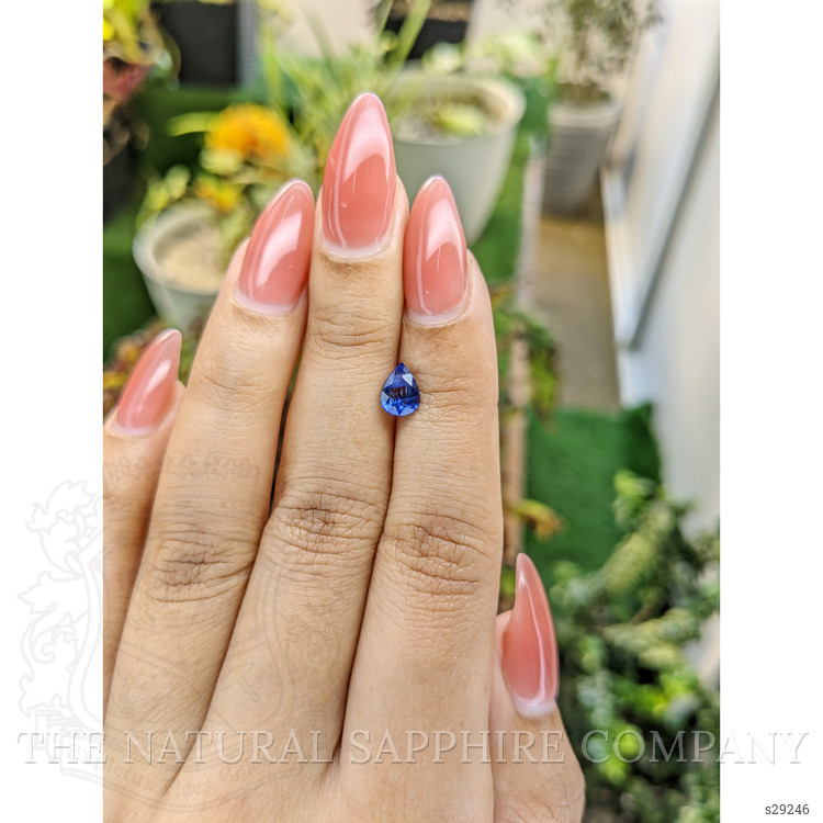 1.00 Ct. Blue Sapphire from Ceylon (Sri Lanka)
