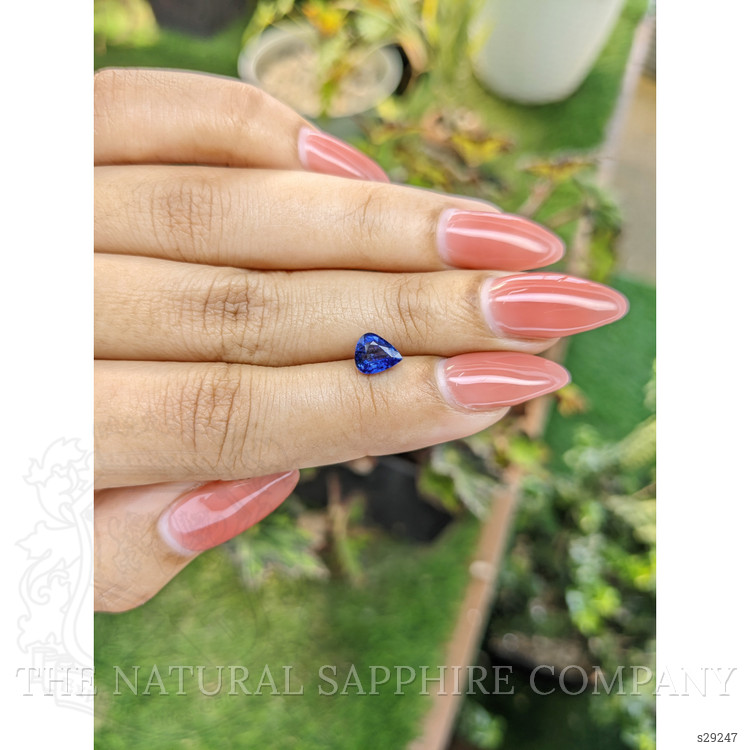 1.06 Ct. Blue Sapphire from Ceylon (Sri Lanka)