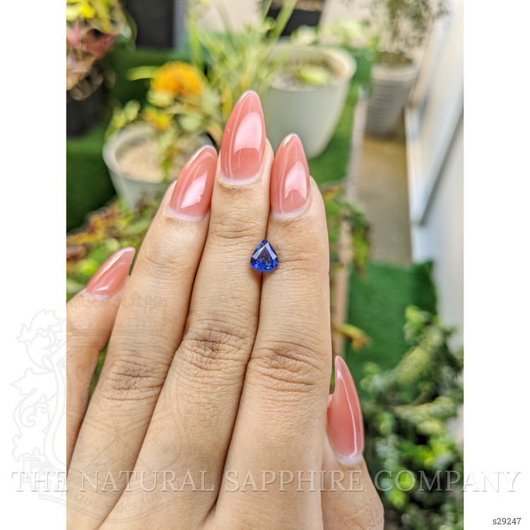 1.06 Ct. Blue Sapphire from Ceylon (Sri Lanka)