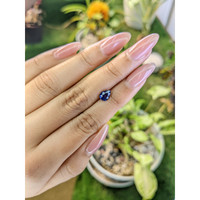 1.23 Ct. Blue Sapphire from Ceylon (Sri Lanka) Life Style