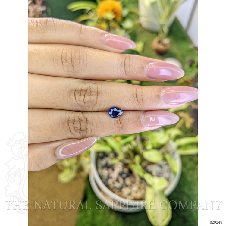 1.23 Ct. Blue Sapphire from Ceylon (Sri Lanka)