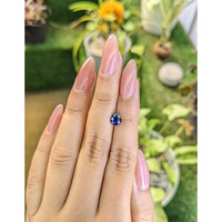 1.08 Ct. Blue Sapphire from Ceylon (Sri Lanka) Life Style